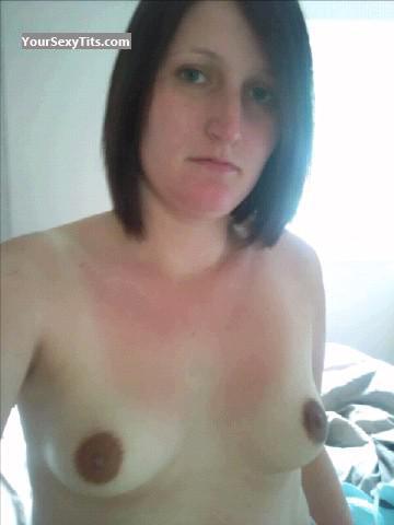Tit Flash: My Small Tits (Selfie) - Topless Carly from United Kingdom